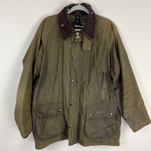 Barbour Other - Barbour Men's Classic Bedale Waxed Cotton Jacket Size Large 42